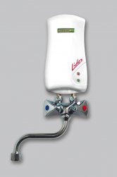 Przepływowy ogrzewacz wody LIDER 4,0kW- umywalkowy, z wylewką 150mm,biały 