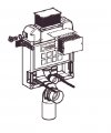 Geberit Kombifix -element montażowy do WC,UP200,Kappa,H98