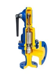 Zetkama Zawór bezpieczeństwa Fig. 570 DN 65 kołnierzowy. PN 40,Staliwo nierdzewne