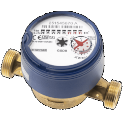 Bemeters wodomierz GSD8-I 3/4" AC  Q3--4,0m3/h DN20  R160/R50 