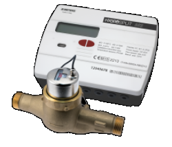 BMETERS Bemeters ciepłomierz HYDROSPLIT -M3  1/2" QP-0,6m3/h DN 15 POWRÓT RADIO T max 90 C ,długość 110 mm ,