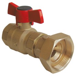 Herz Zawór kulowy do pompy z zaworem zwrotnym DN25