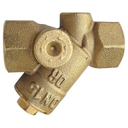 HERZ Filtr skośny o wielkości oczek 0,75 mm 4111 DN32 Kvs 21,5 przyłączenie do rur Rp1 1/4