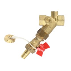 HERZ Filtr ze spustem  o wielkości 0,5mm 4111 DN15 Kvs 3,1 przyłączenie do rur Rp1/2