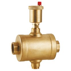 HERZ Separator powietrza 0124 DN25 przyłącze Rp1